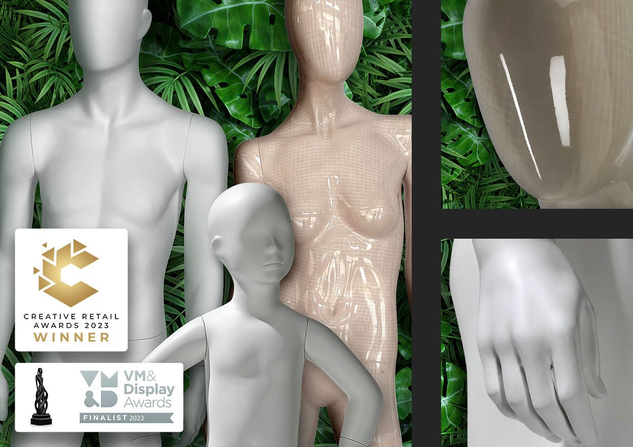 Eco-Friendly Mannequins - 2023 VM & Design Award Finalist